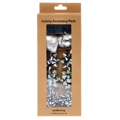 Discount Silver Luxury Christmas Wrap Accessories Pack Kids Silver Gift Wrap|Silver & Gold Gift Wrap