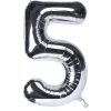 Kids Card Factory Silver Number 5 Foil Giant Helium Balloon - Uninflated
