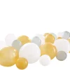 Card Factory Silver, White & Gold Balloon Garland Table Runner Kit