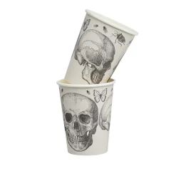 Card Factory Skull Paper Cups - Pack of 8