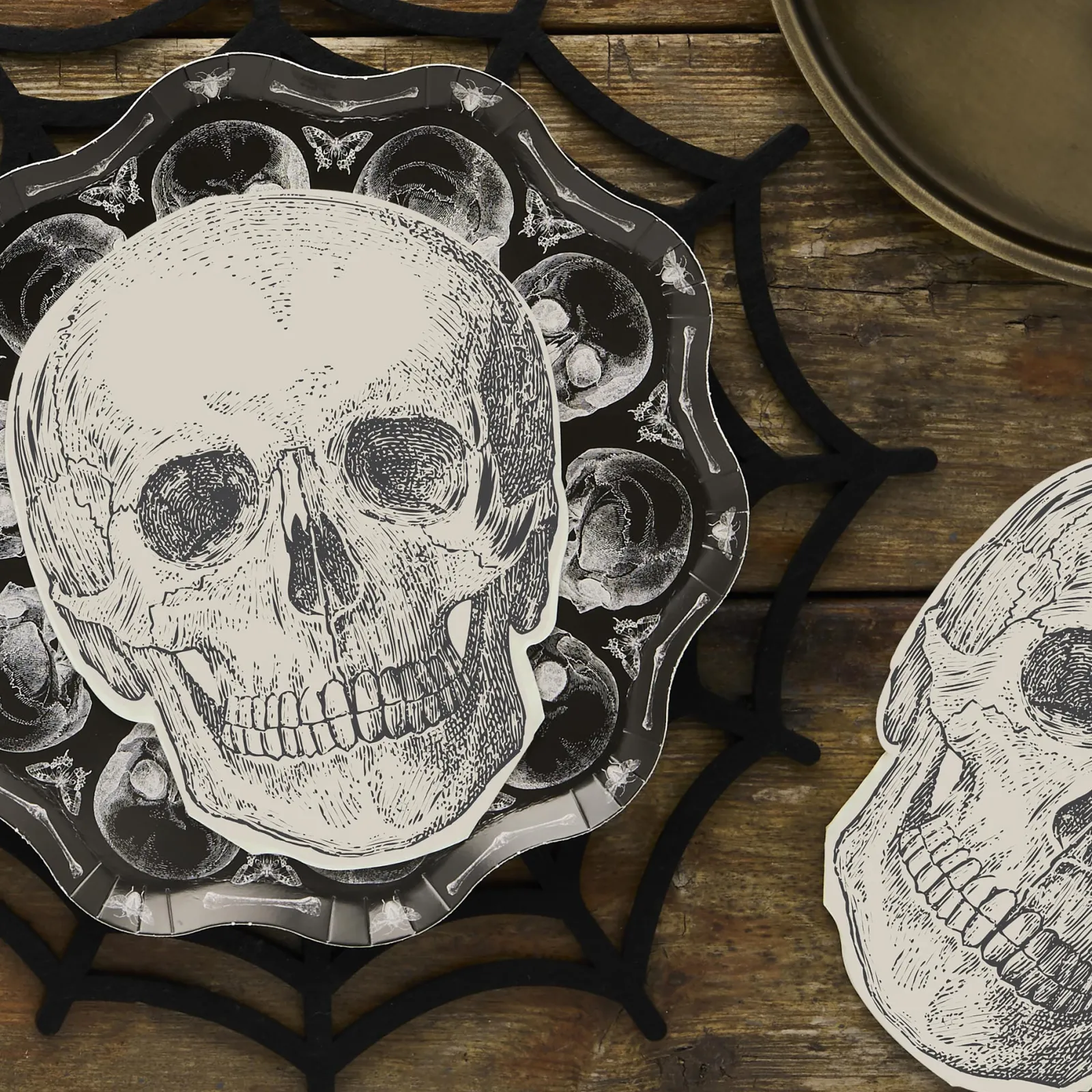 Hot Skull Paper Napkins - Pack of 16 Halloween Party