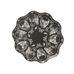 Skull Paper Plates - Pack of 8 Tableware|Halloween Party