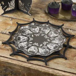 Skull Paper Plates - Pack of 8 Tableware|Halloween Party