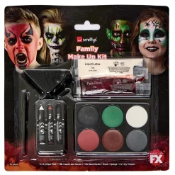 Card Factory Smiffys Halloween Family Make Up Kit