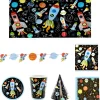 Space Birthday Party Tableware & Decorations Bundle - 16 Guests Tableware|Birthday Party