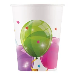 Sparkling Balloons Part Tableware & Decorations Bundle - 16 Guests Tableware|Birthday Party