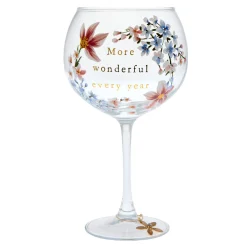 Card Factory Special Birthday More Wonderful Every Year Gin Glass