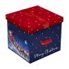 Kids Card Factory Square Flat Pack Santa's Sleigh Christmas Gift Box