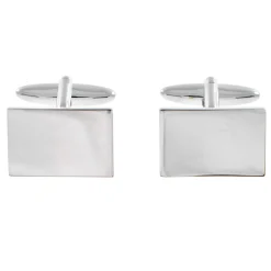 Best Square Silver Plated Cufflinks Anniversary Gifts|Birthday Gifts