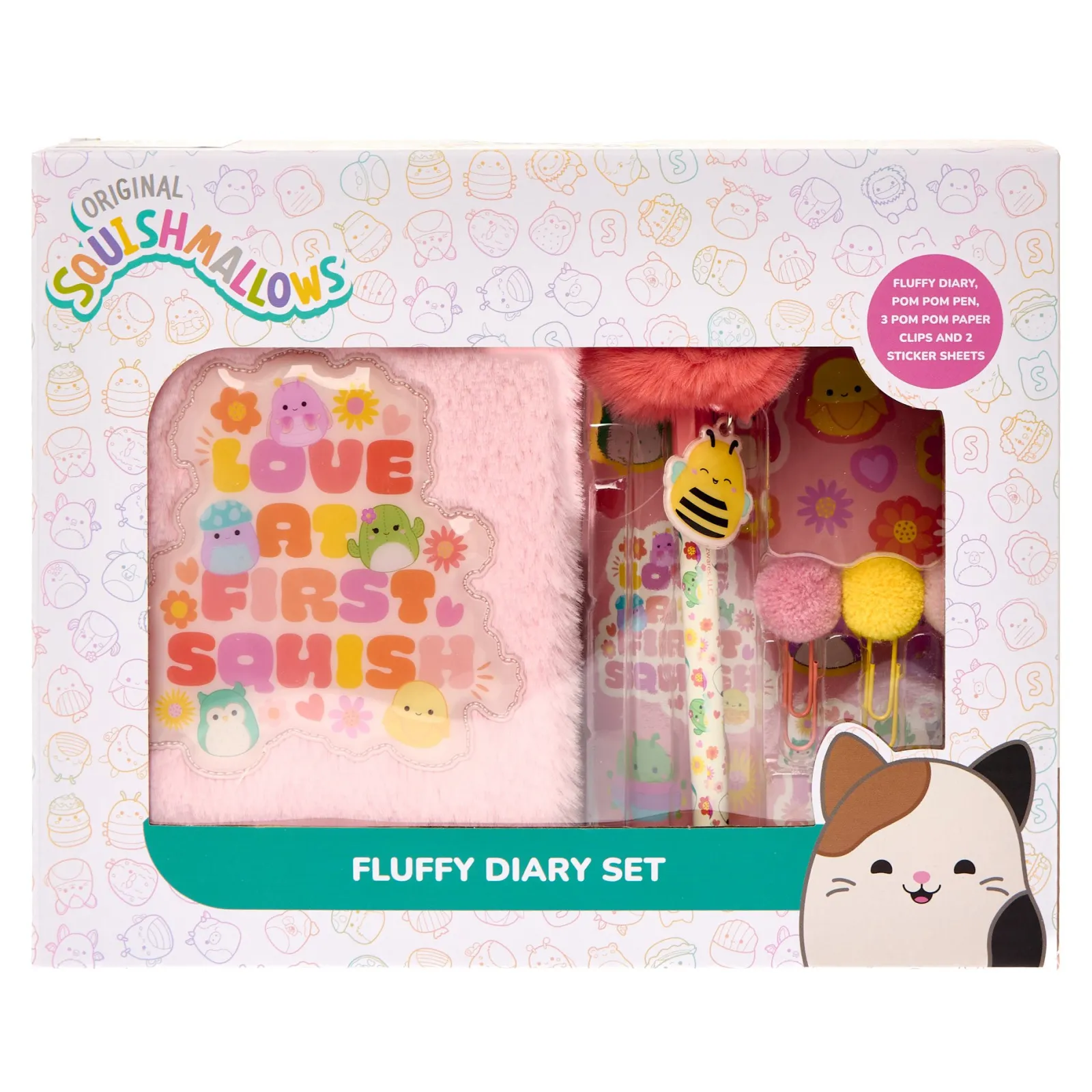 Online Squishmallows Fluffy Diary Set Kids Toys & Games|Calendars & Diaries
