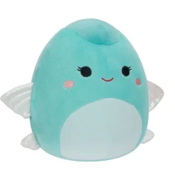 Squishmallows 7.5-Inch Bette the Teal Flying Fish Kids Soft Toys|Gifts For Kids