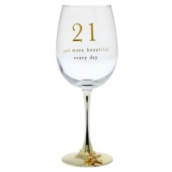 Best 21st Birthday Wine Glass 21St Birthday|Glassware