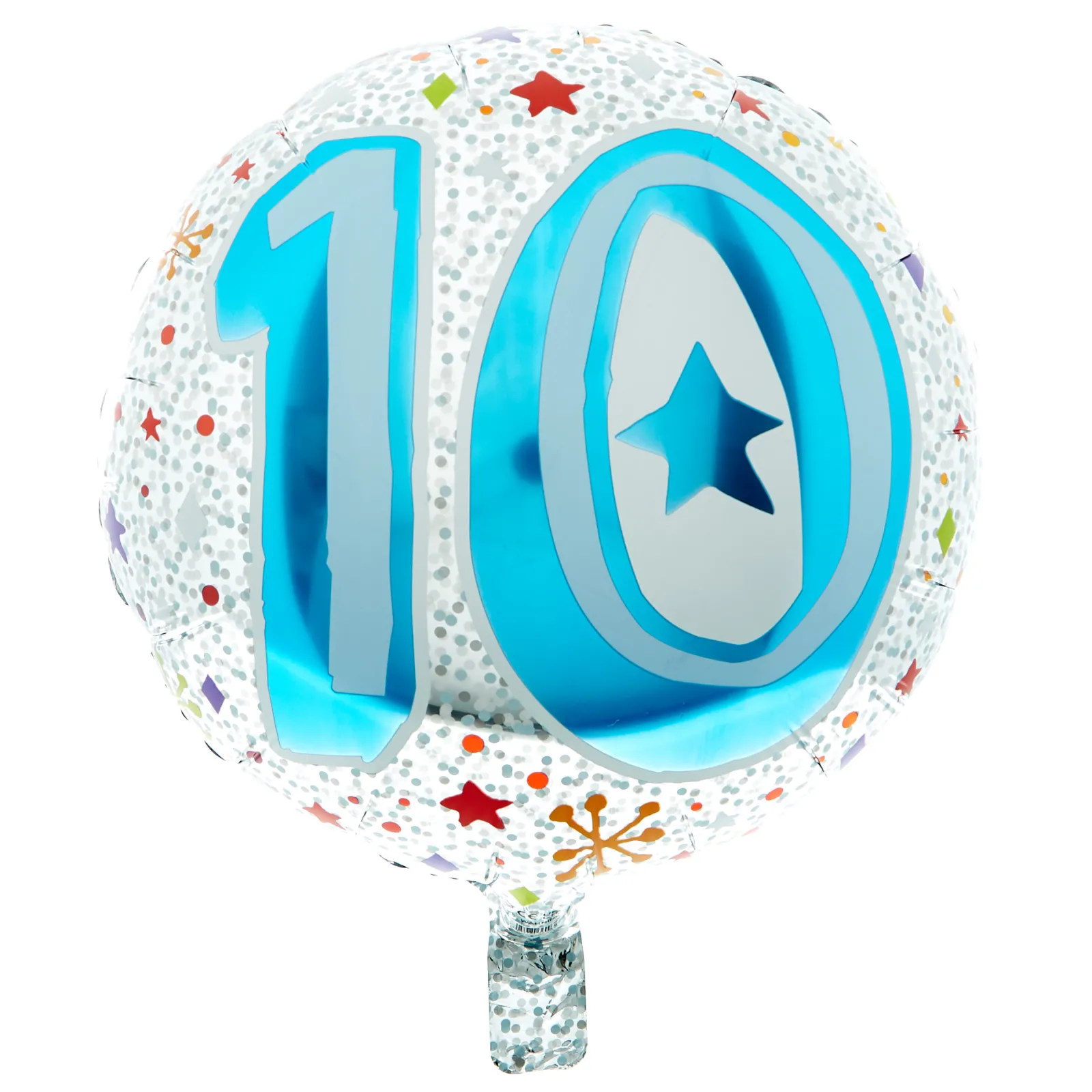 Clearance Starry 10th Birthday Balloon Bouquet - DELIVERED INFLATED! Birthday Party|Balloons For Him
