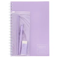 Best Stationery Essentials Lilac B5 Notebook & Pencil Case Notebooks & Stationery|Birthday Gifts