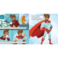 Hot Super Dad! Personalised Storybook Books|Gifts For Him