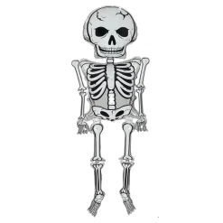 Outlet Super Size Air-Fill Skeleton Foil Balloon 2.71m Halloween Party