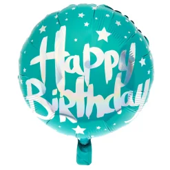 Sale Teal Happy Birthday Balloon Bouquet - DELIVERED INFLATED! Birthday Party|Balloons For Him