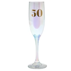 Hot 50th Birthday Champagne Flute 50Th Birthday|Glassware