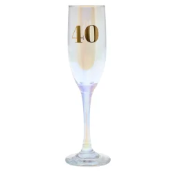 Card Factory 40th Birthday Champagne Flute