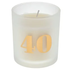 Card Factory 40th Birthday Pomegranate Scented Candle
