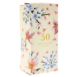 Card Factory 50th Birthday Wine Glass