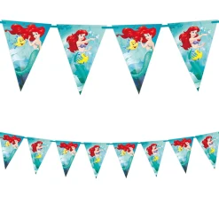 Card Factory The Little Mermaid Party Tableware & Decorations Bundle - 16 Guests