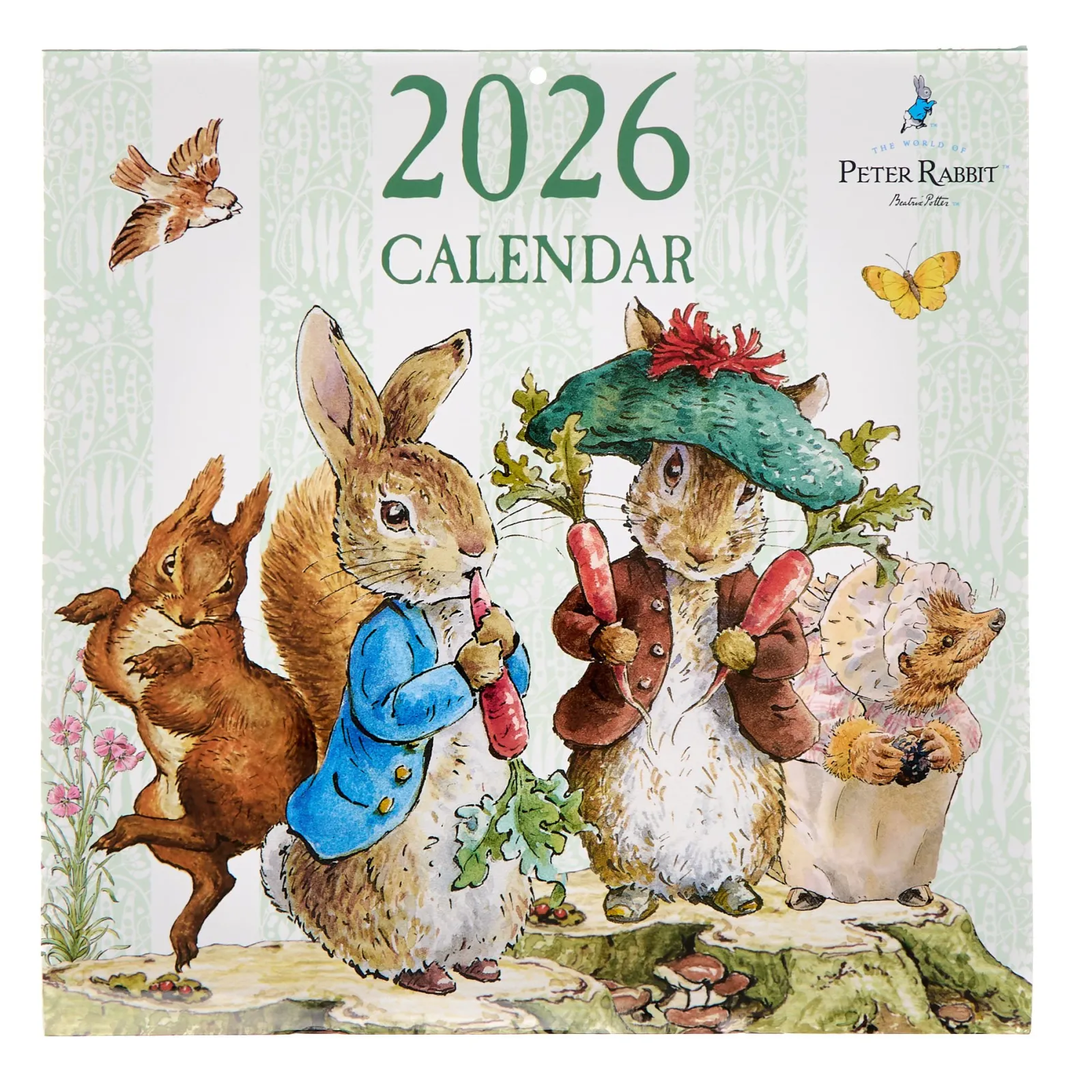 Kids Card Factory The World of Peter Rabbit 2026 Square Wall Calendar