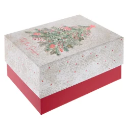 Kids Card Factory Traditional Christmas Gift Boxes - Set of 4
