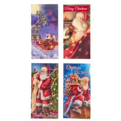 Best Traditional Christmas Money Wallets - Pack of 4 Christmas
