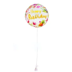 Kids Card Factory Tropical Happy Birthday Balloon & Lindt Chocolates