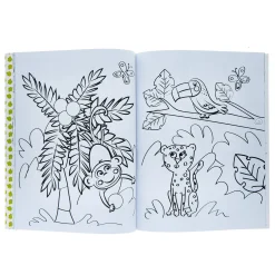 Kids Card Factory Ultimate Jungle Colouring Book