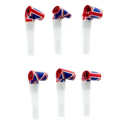 Sale Union Jack Paper Party Blowers - Pack Of 12 Bags & Favours|Birthday Party