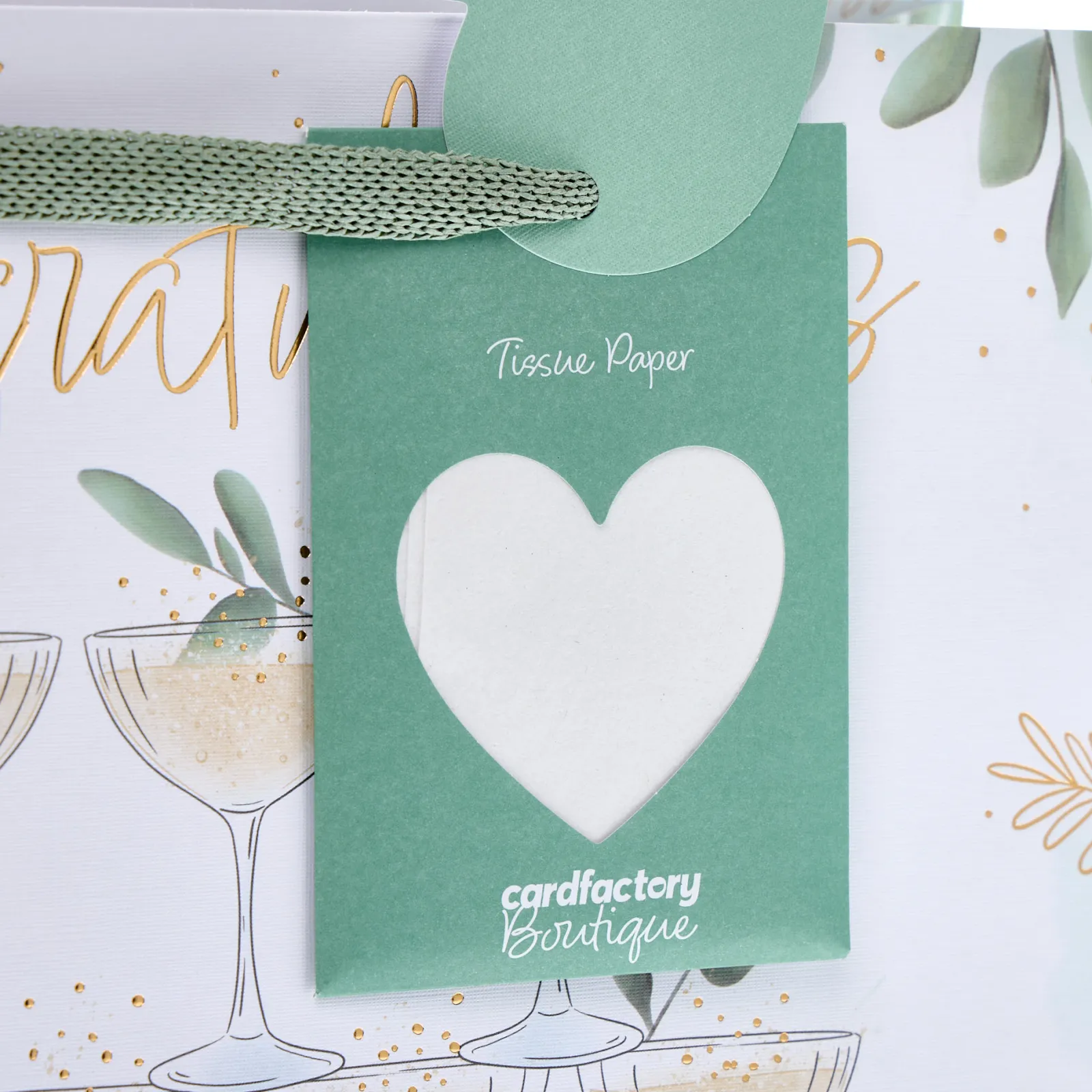 Outlet Wedding Foliage Large Landscape Gift Bag With Tissue Paper Wedding Gift Wrap|Gift Bags