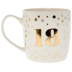 Sale White & Gold 18th Birthday Mug 18Th Birthday|Mugs