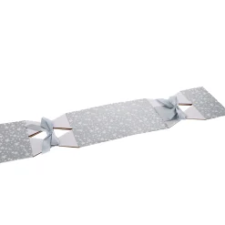 Hot White & Silver Stars Christmas Cracker Gift Box Kids Silver Gift Wrap|Silver & Gold Gift Wrap