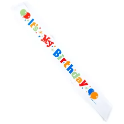 Discount White It's My Birthday Sash Birthday Party|Badges