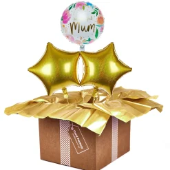 Card Factory Wonderful Mum Floral Balloon Bouquet - DELIVERED INFLATED!