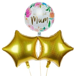 Card Factory Wonderful Mum Floral Balloon Bouquet - DELIVERED INFLATED!