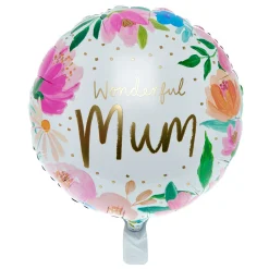 Card Factory Wonderful Mum Floral Balloon Bouquet - DELIVERED INFLATED!