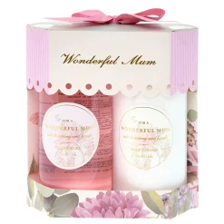 New Wonderful Mum Tea Rose & Velvet Body Lotion & Shower Gel Set Beauty Gifts|Gifts For Her