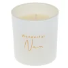 Card Factory Wonderful Nan Orchid Lily Serenity Candle