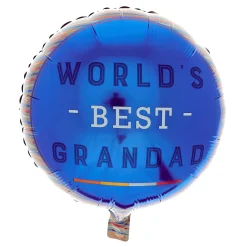 World's Best Grandad 18-Inch Foil Helium Balloon Balloons For Him|Character Balloons