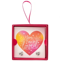 You Are So Loved Heart Earrings Jewellery & Keepsakes|Birthday Gifts