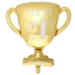 Kids Card Factory You're No. 1 Trophy Supershape Foil Helium Balloon