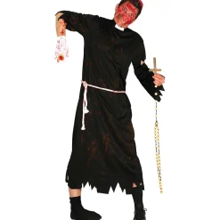 Card Factory Zombie Priest Adult Fancy Dress Costume